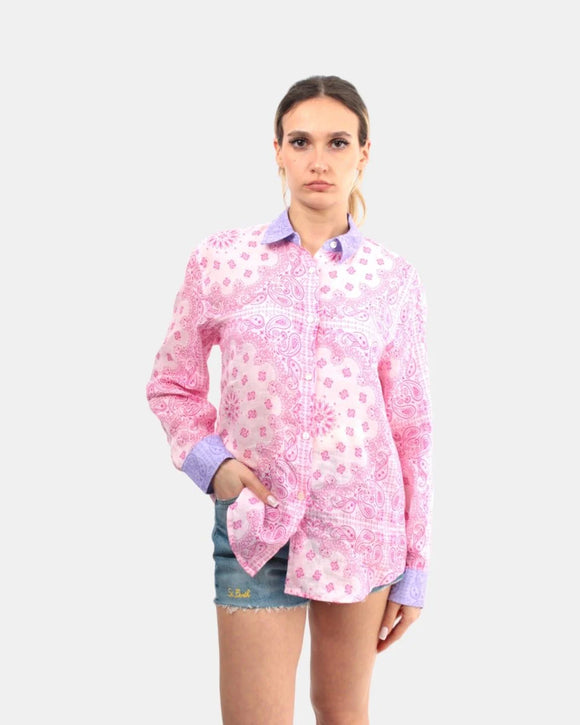 Nel mese di ottobre indossiamo rosa consapevolezza del cancro al seno nastro rosa Maglia a Manica Nel mese di ottobre indossiamo rosa consapevolezza del cancro al seno nastro rosa Maglia a Manica